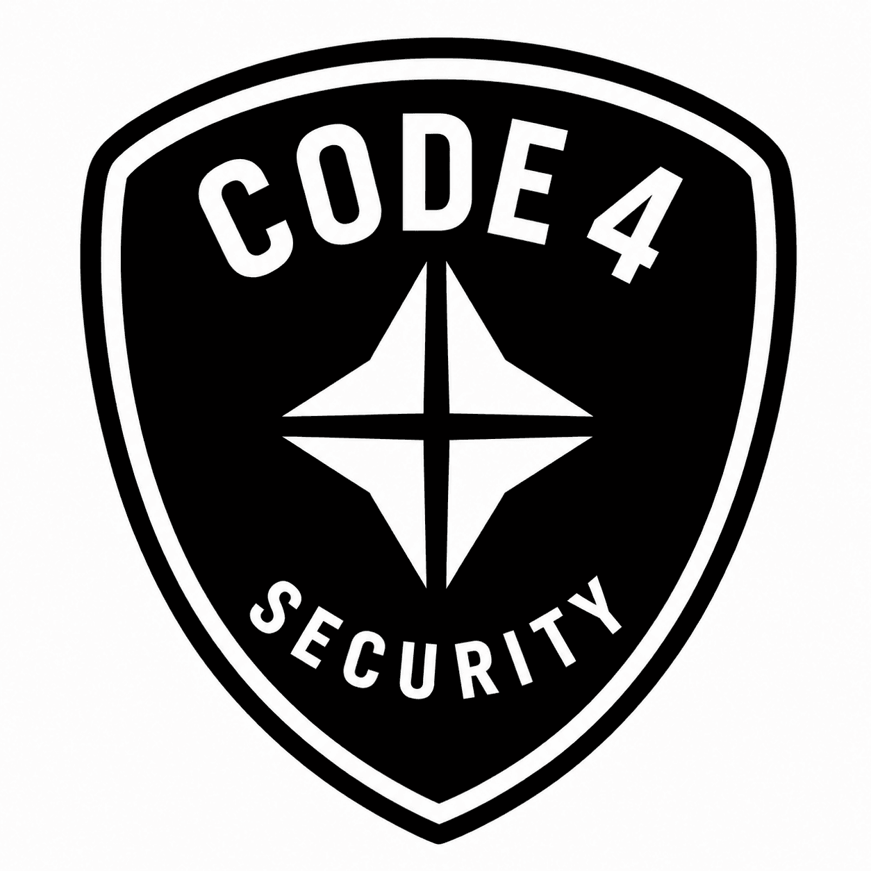 Code 4 Security shield logo